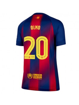 Barcelona Dani Olmo #20 Replika Hemmakläder Dam 2025-26 Kortärmad